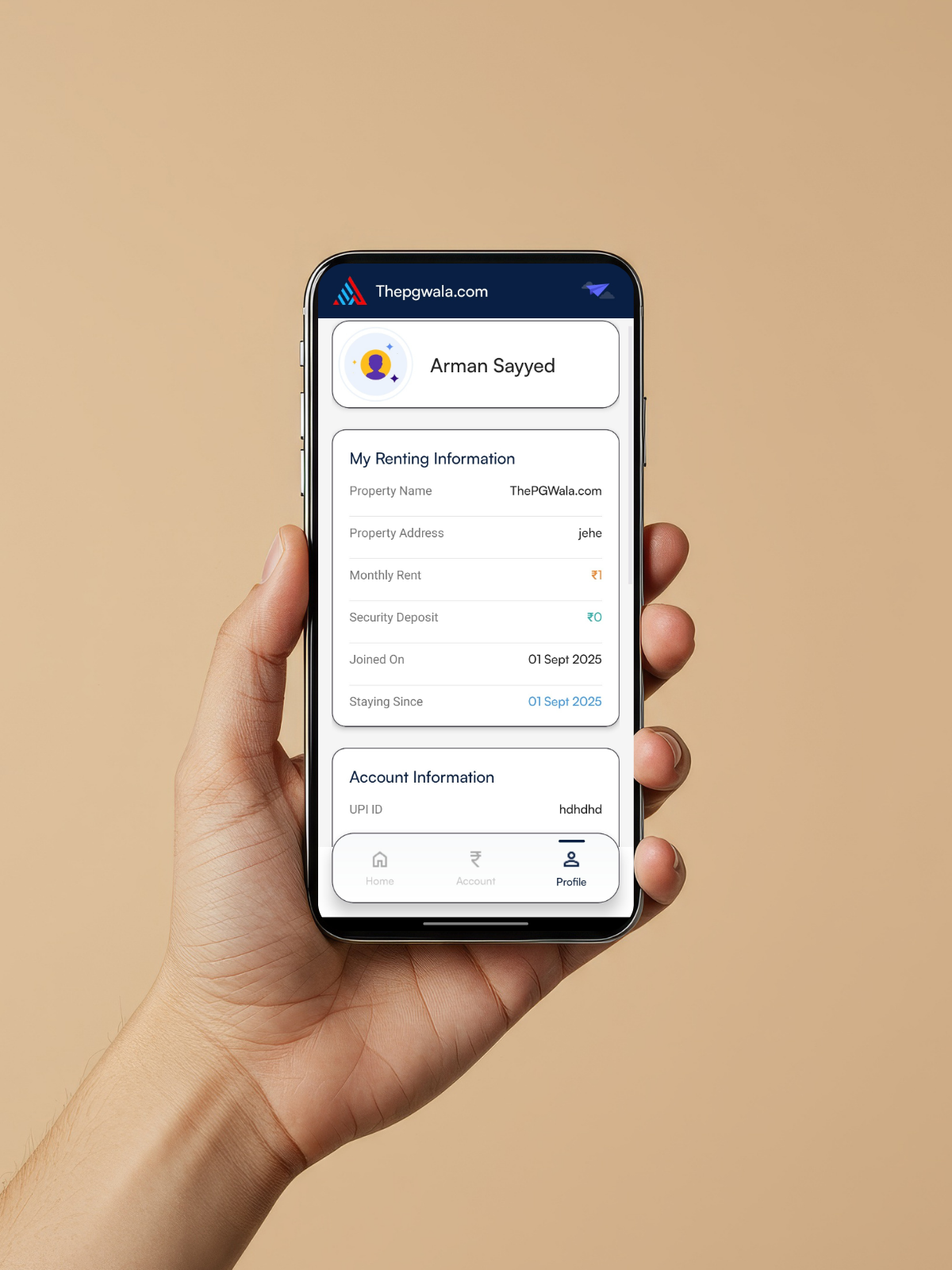 ThePGwala Tenant Screenshot 3